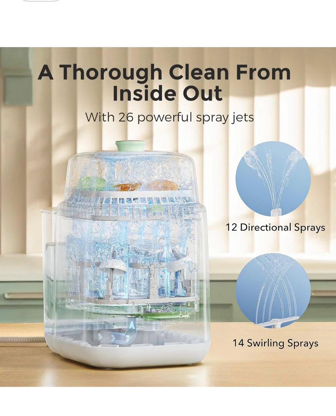 Momcozy Bottle Washer Sterilizer and Dryer image indicator(3)