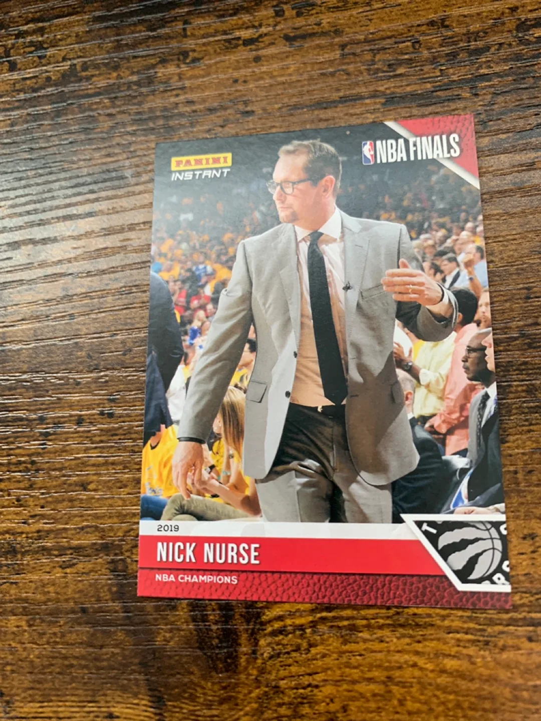 Nick Nurse 2019 NBA Finals Trading Card thumbnail