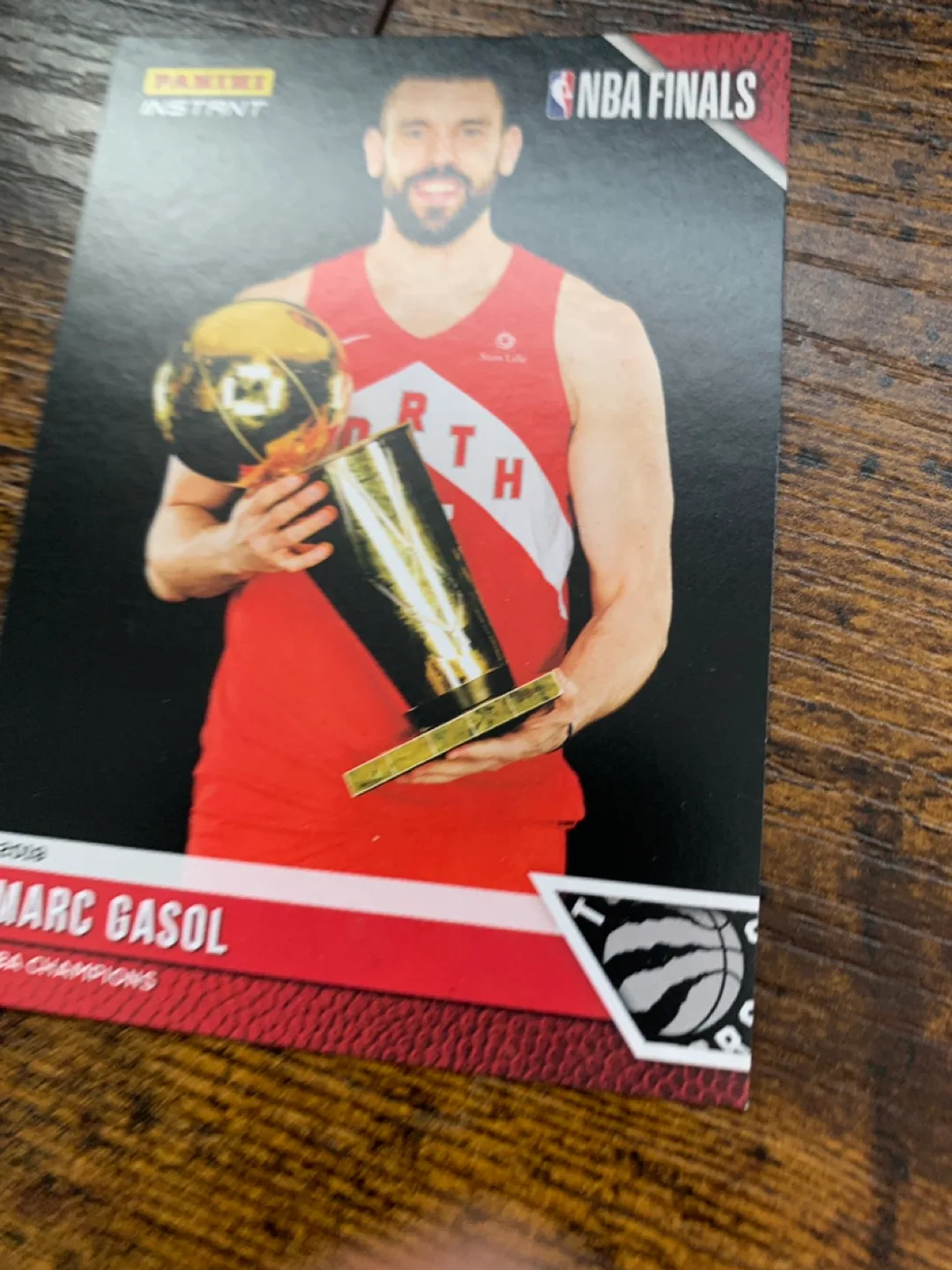 Marc Gasol Panini Instant NBA Finals Trading Card thumbnail