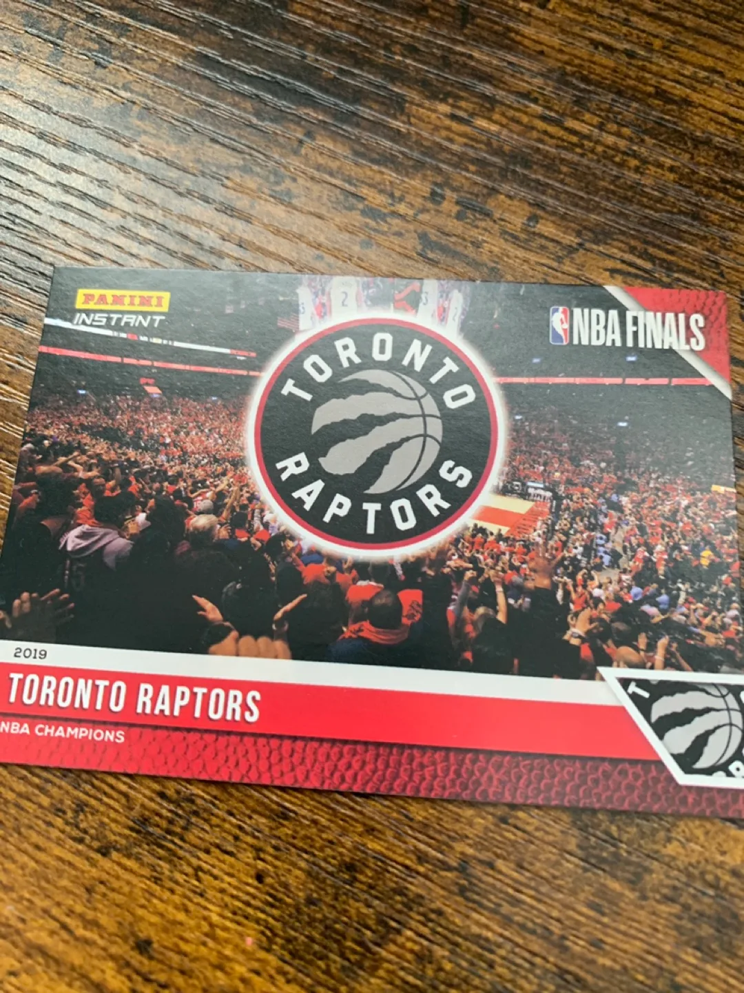 Panini Instant Toronto Raptors NBA Finals Card thumbnail