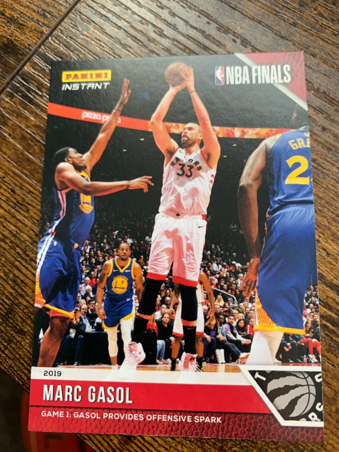 2019 Panini Instant Marc Gasol NBA Finals Card thumbnail