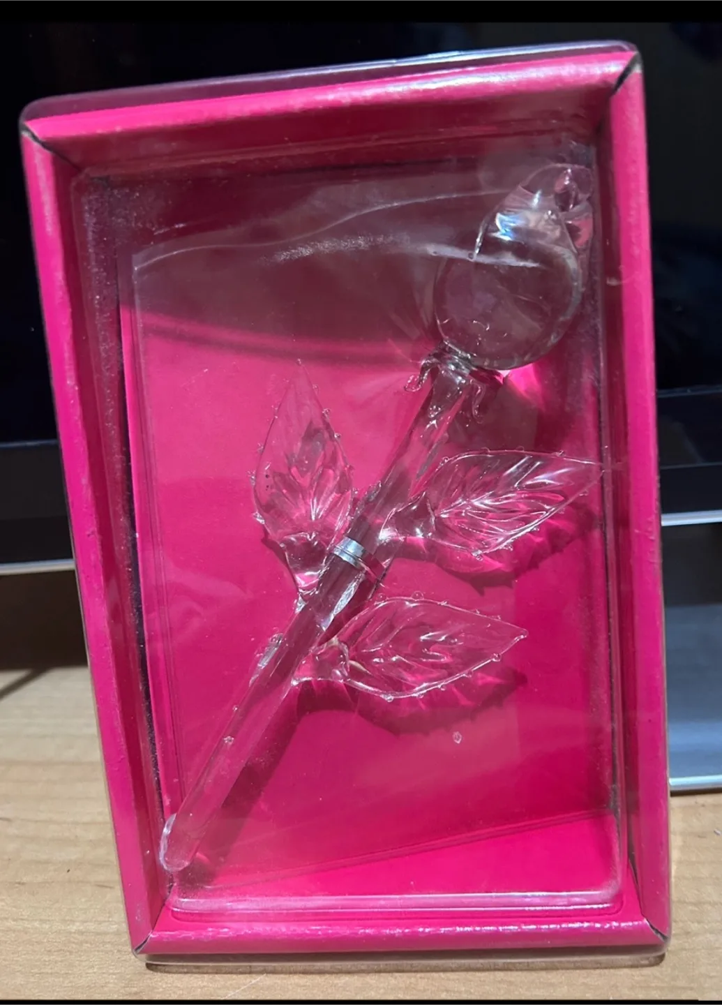 Crystal Rose in Box - Home Decor thumbnail