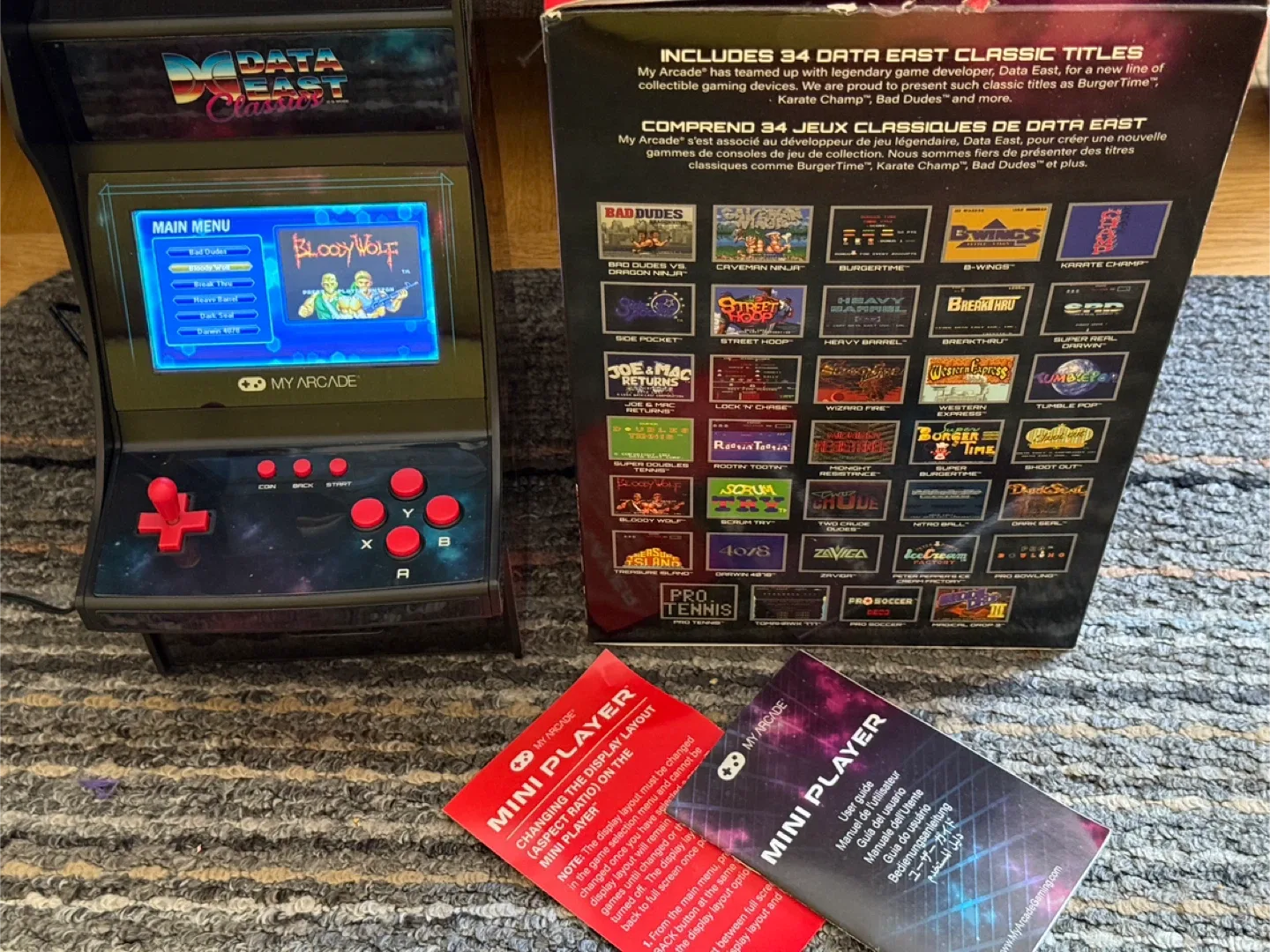 My Arcade Data East Classics Mini Player Retro Arcade image indicator(2)