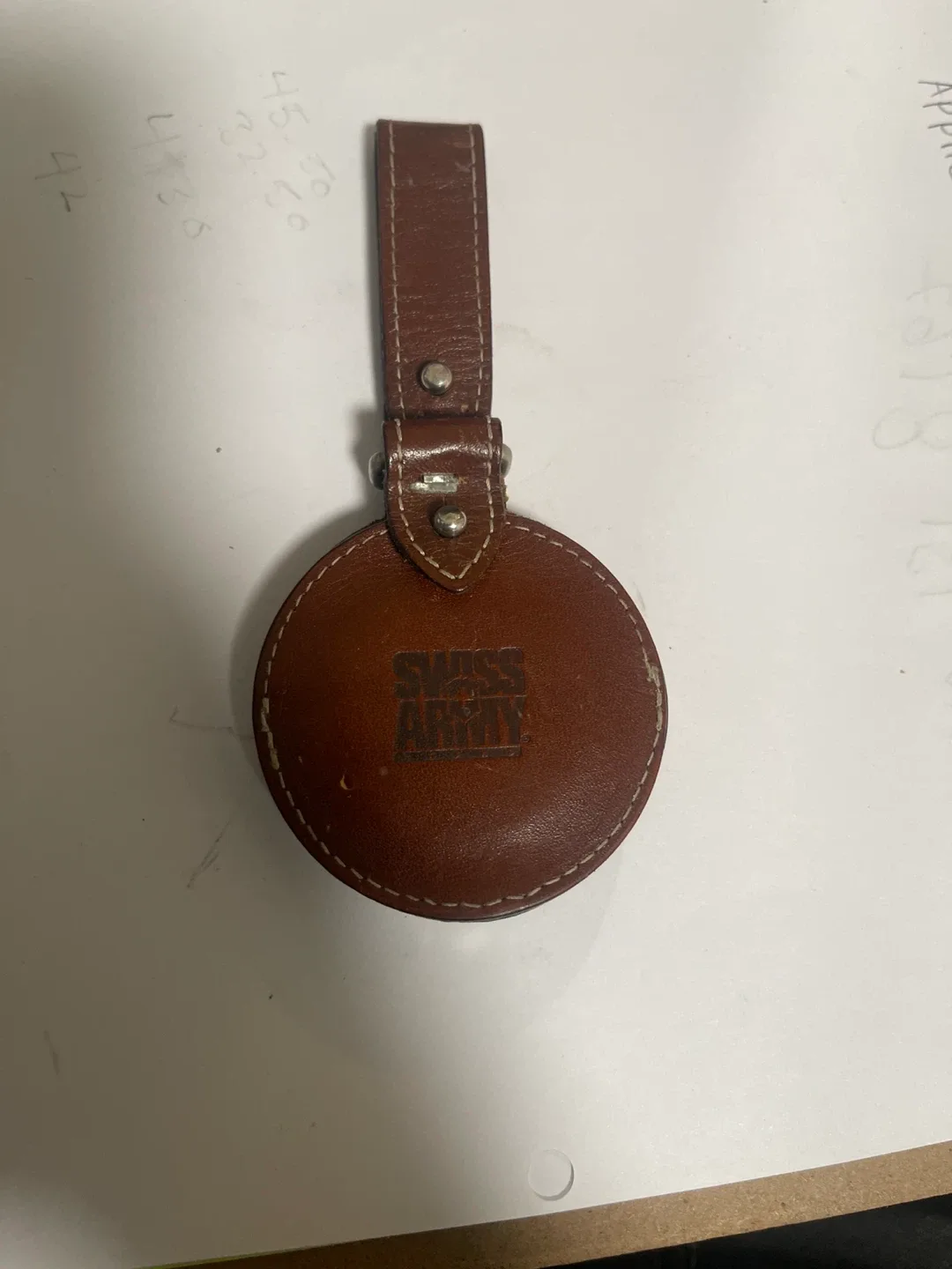 Swiss Army Pocket Watch with Leather Case image indicator(2)