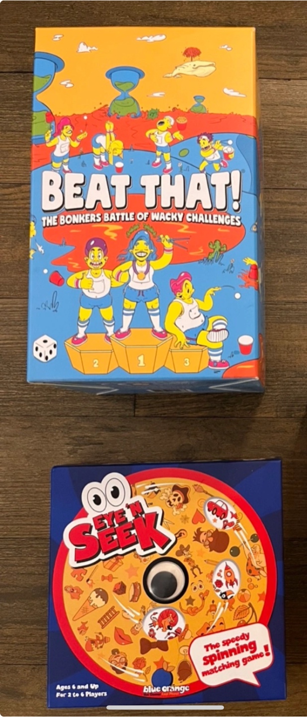 FREE in LES - Beat That! & Eye 'N Seek Board Games