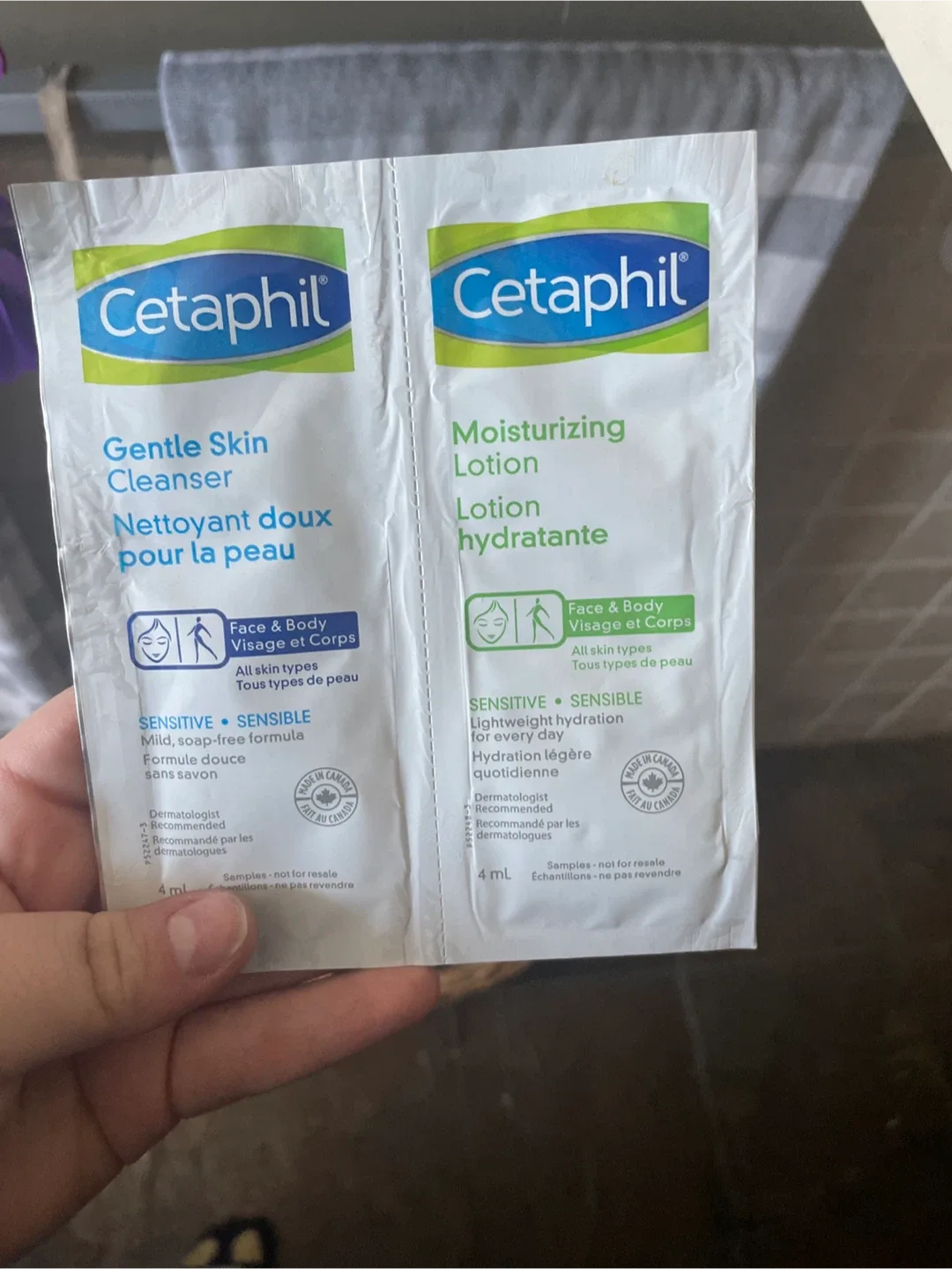Cetaphil Gentle Skin Cleanser & Moisturizing Lotion Samples thumbnail
