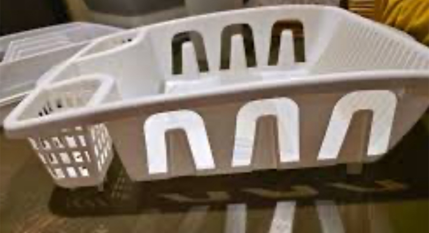 White Plastic Dish Rack for Free