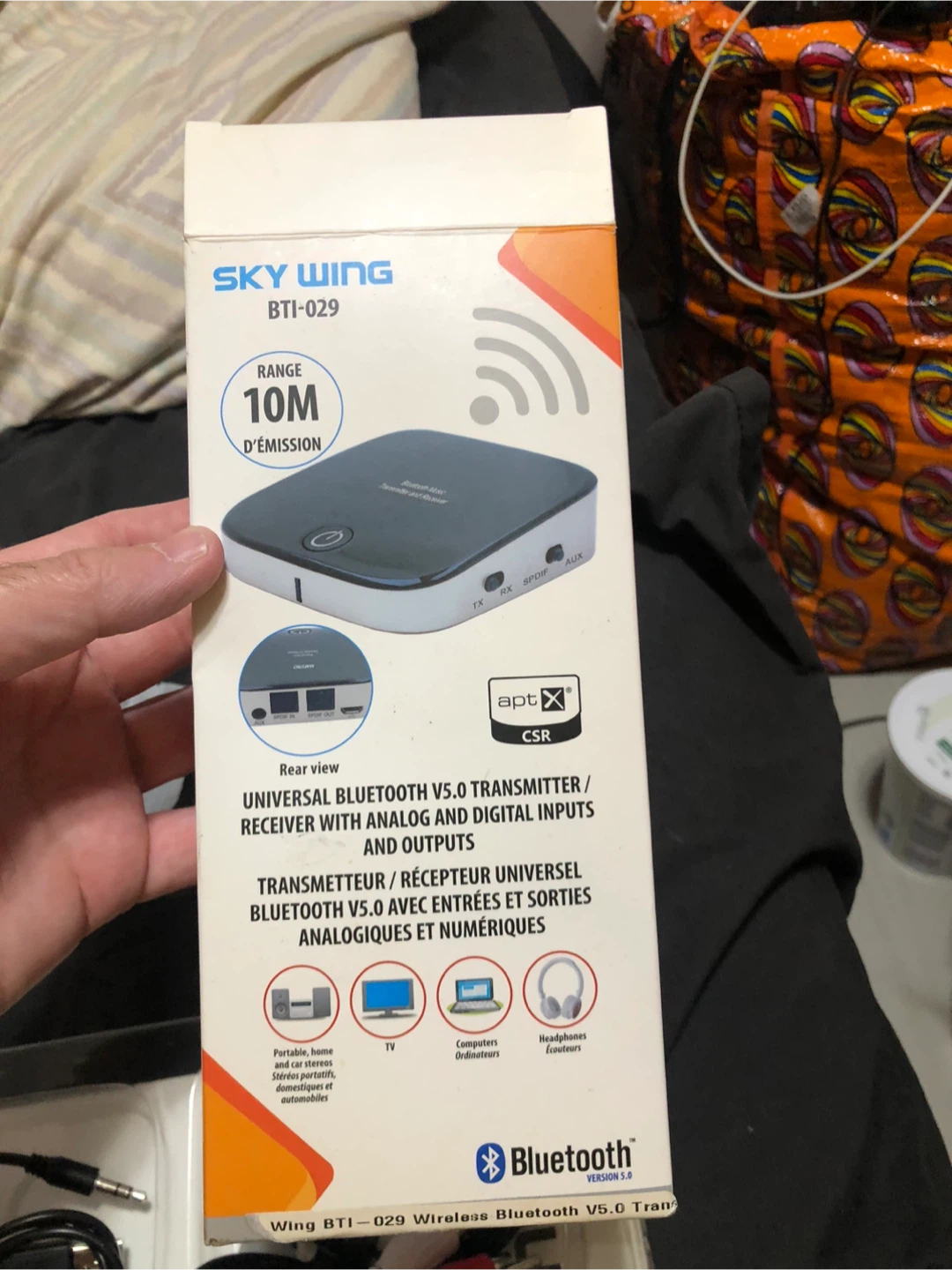 Sky Wing BTI-029 Bluetooth V5.0 Transmitter/Receiver