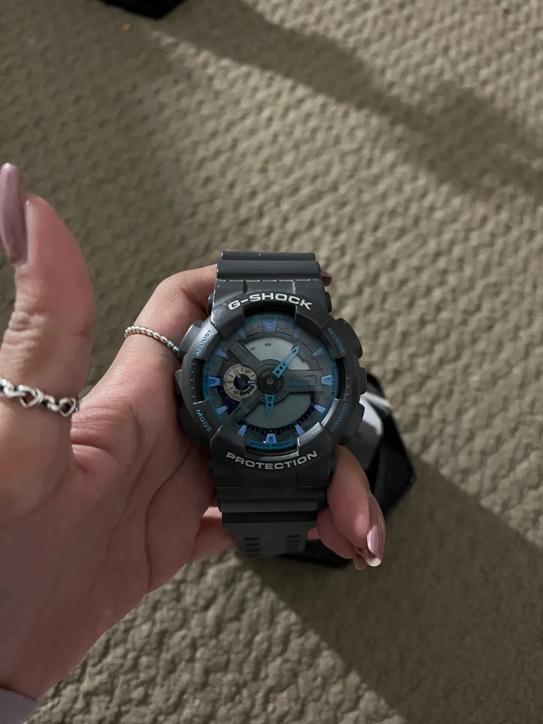 Casio G-Shock GA110TS-8A2 Watch image indicator(4)