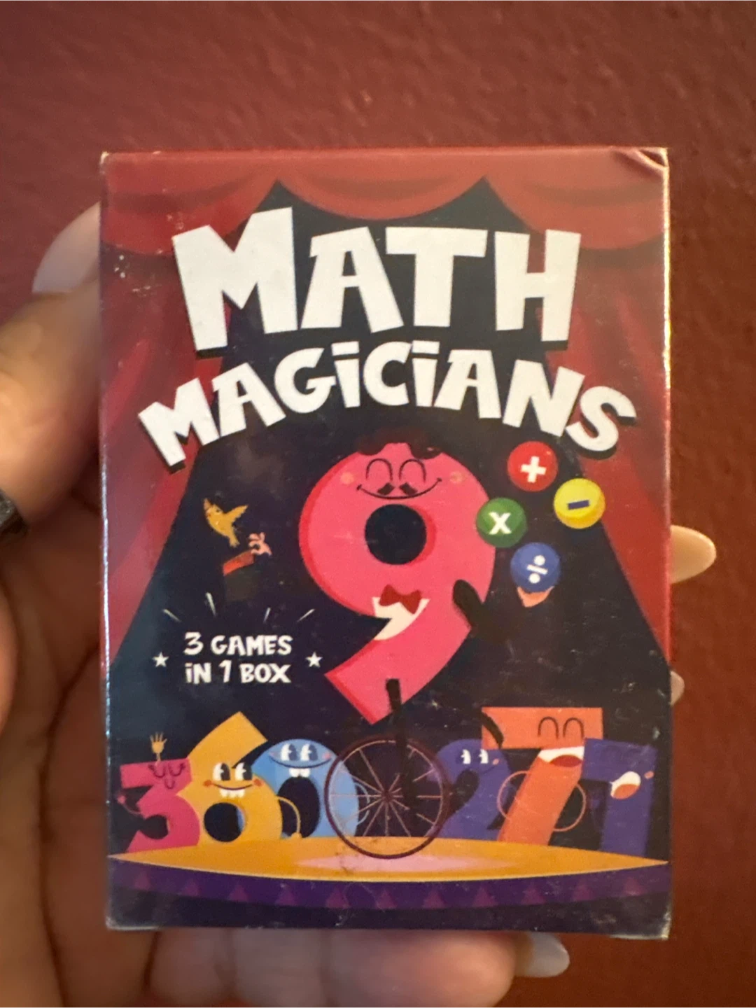 Math Magicians 3 Games in 1 Box