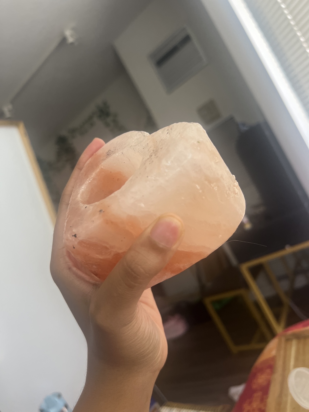 Himalayan Pink Salt candle holder