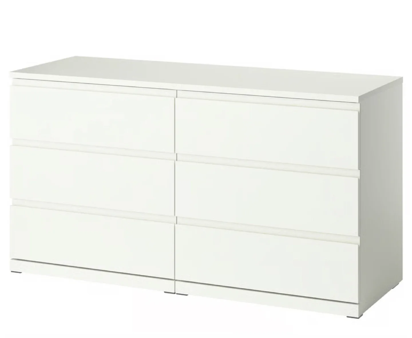IKEA 6-drawer dresser “STORKLINTA”, White, Excellent condition! image indicator(4)