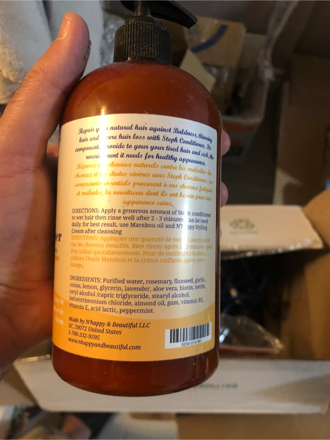 N'Happy & Beautiful Steph Conditioner 16 fl oz - photo 3