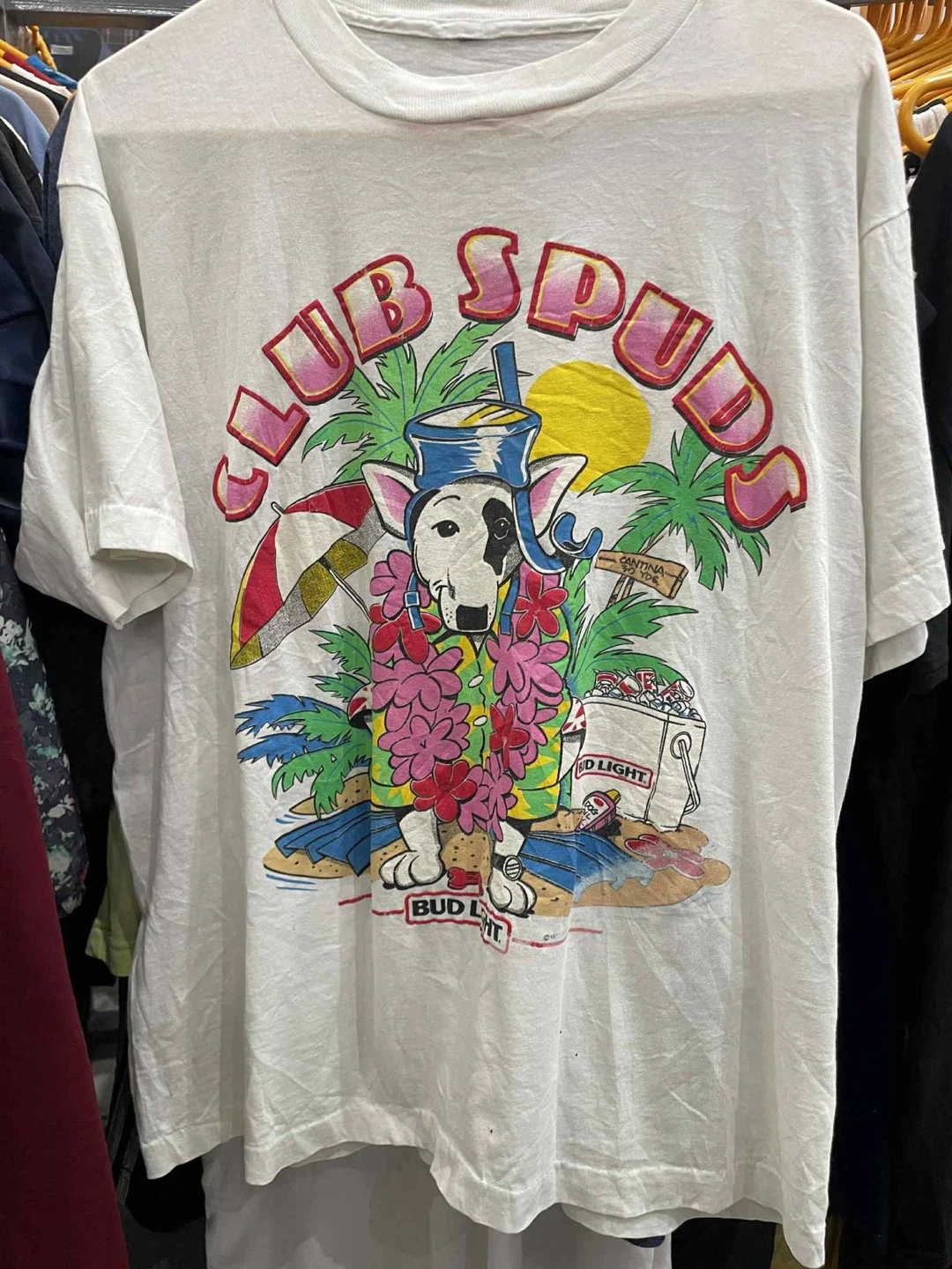 Vintage Bud Light Club Spuds T-Shirt