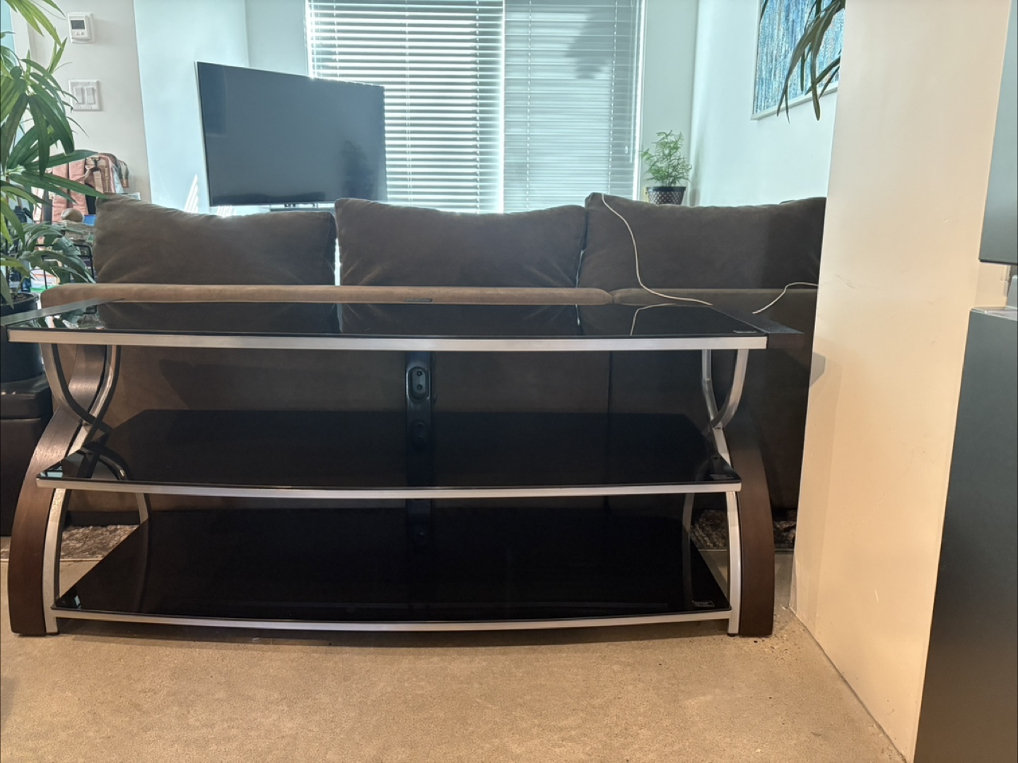 3 Tier TV Console - photo 3