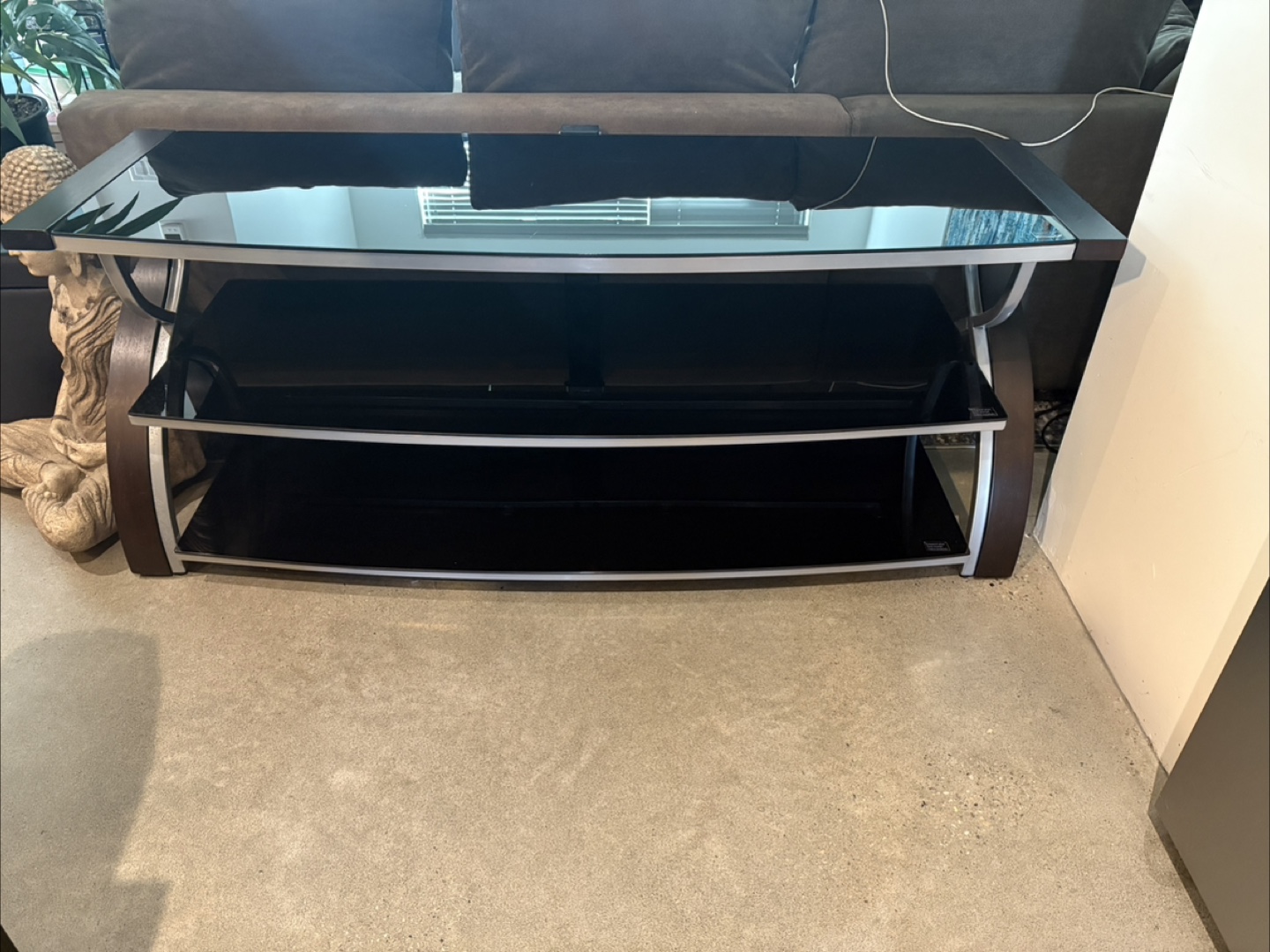 3 Tier TV Console - photo 2