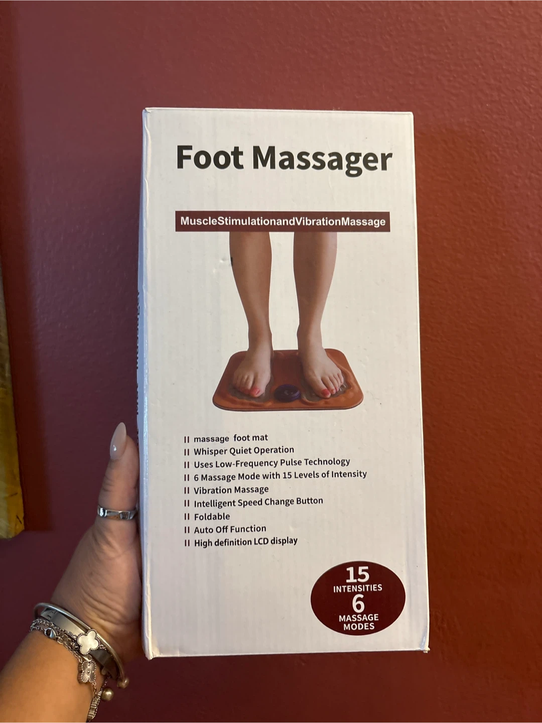 Foot Massager - Muscle Stimulation and Vibration Massage