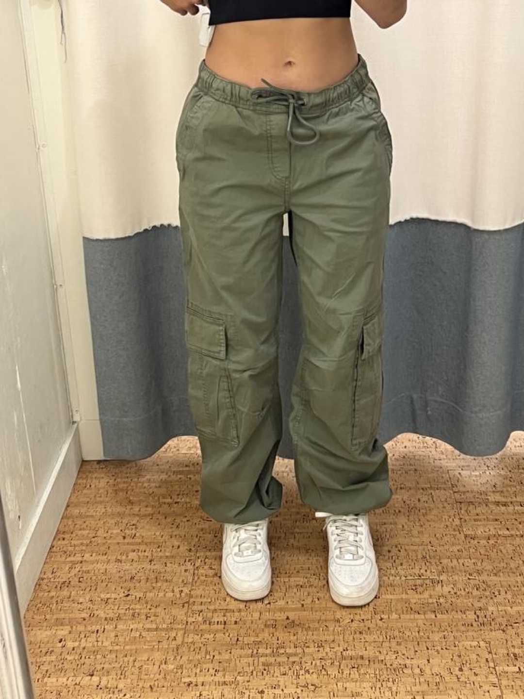 Olive Green Cargo Pants