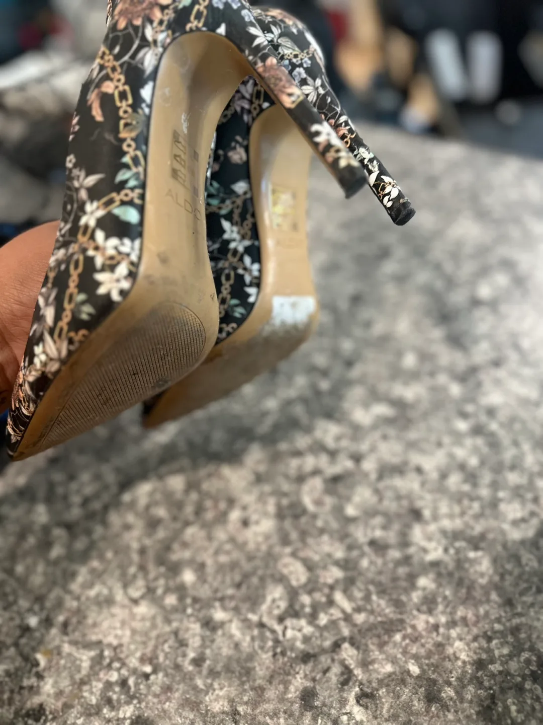 Aldo Floral Print Heels image indicator(2)