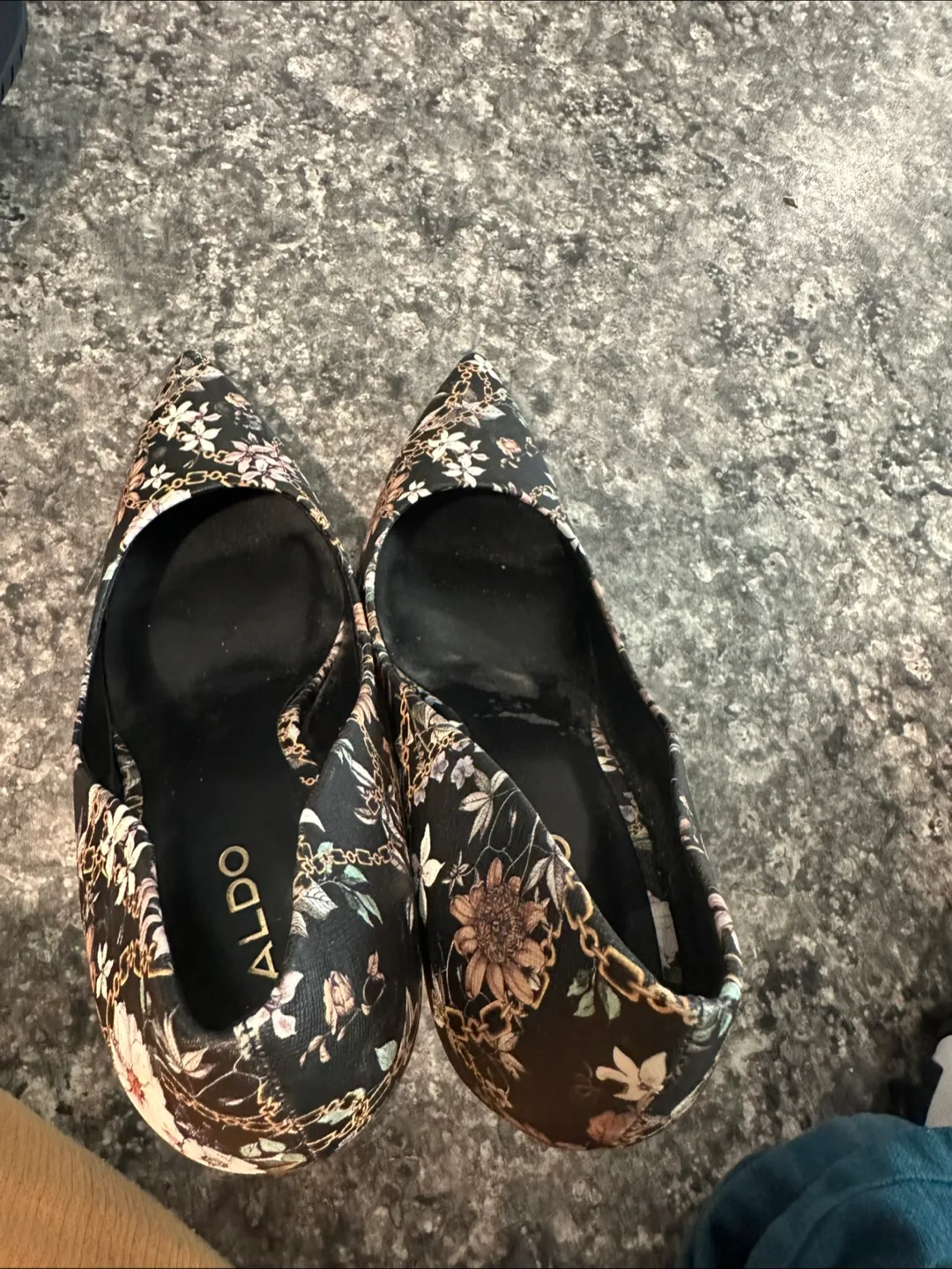 Aldo Floral Print Heels thumbnail