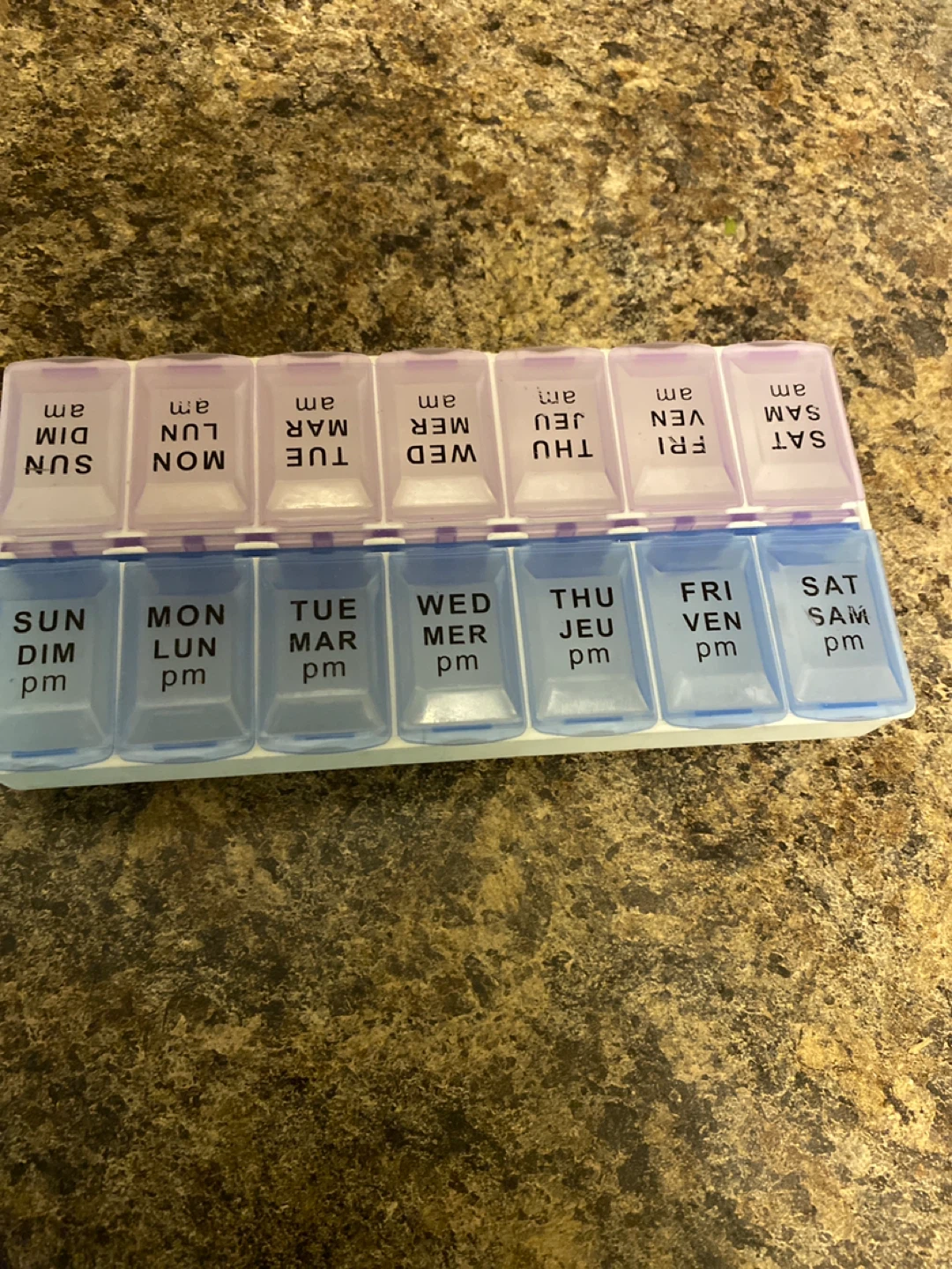 Pill Organizer - AM/PM