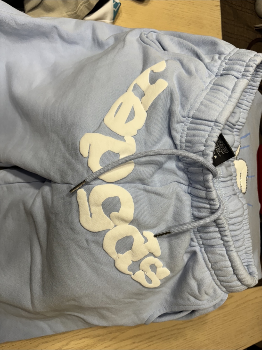 Sp5der Hoodie & Sweatpants Set - Size XL - Blue - photo 5