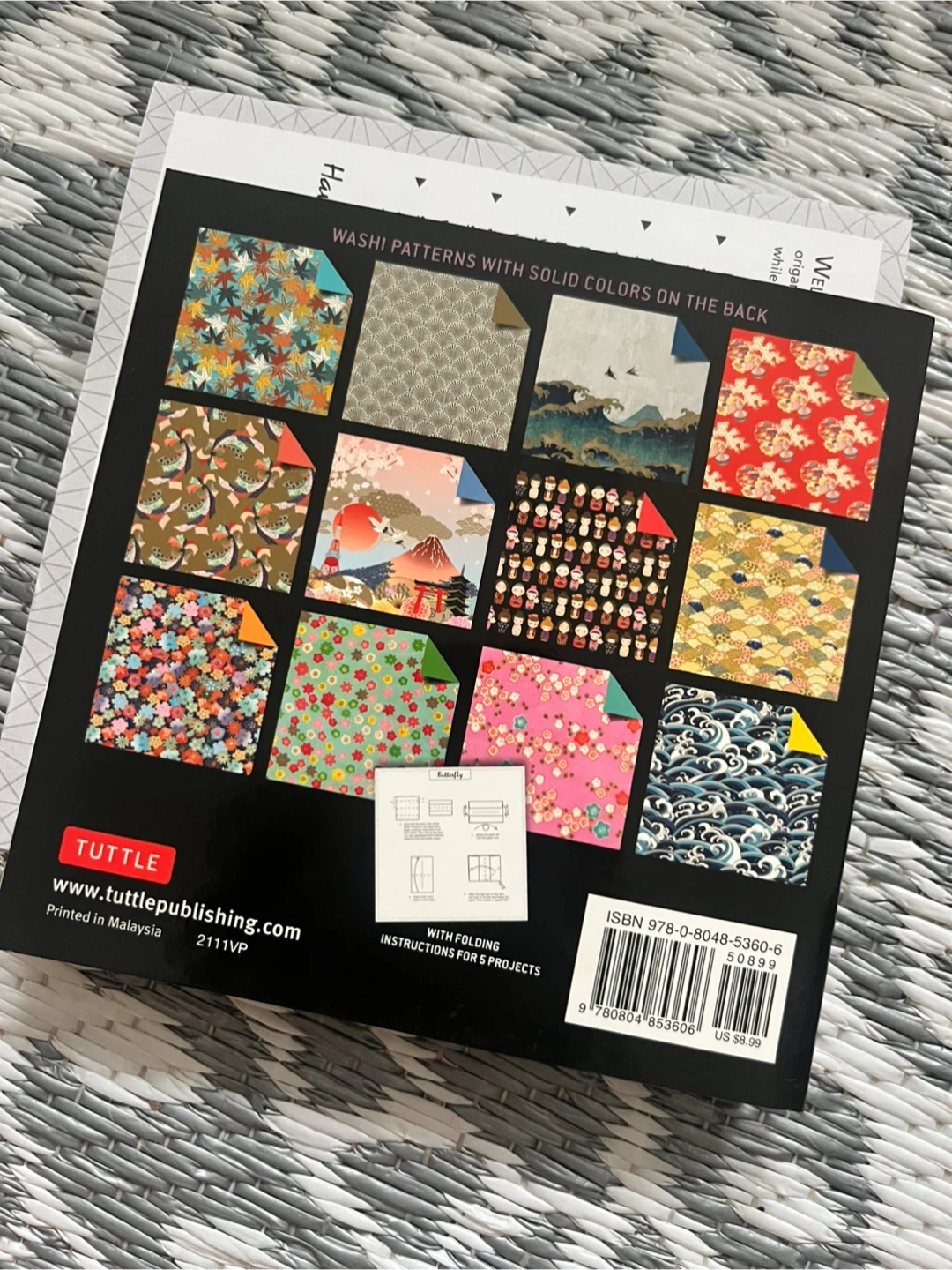Origami Paper 200 Sheets Washi Patterns 6 inches