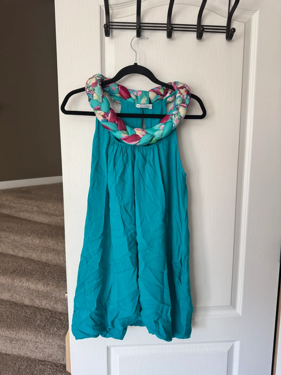 Liv Bergen Blue Cotton Dress thumbnail