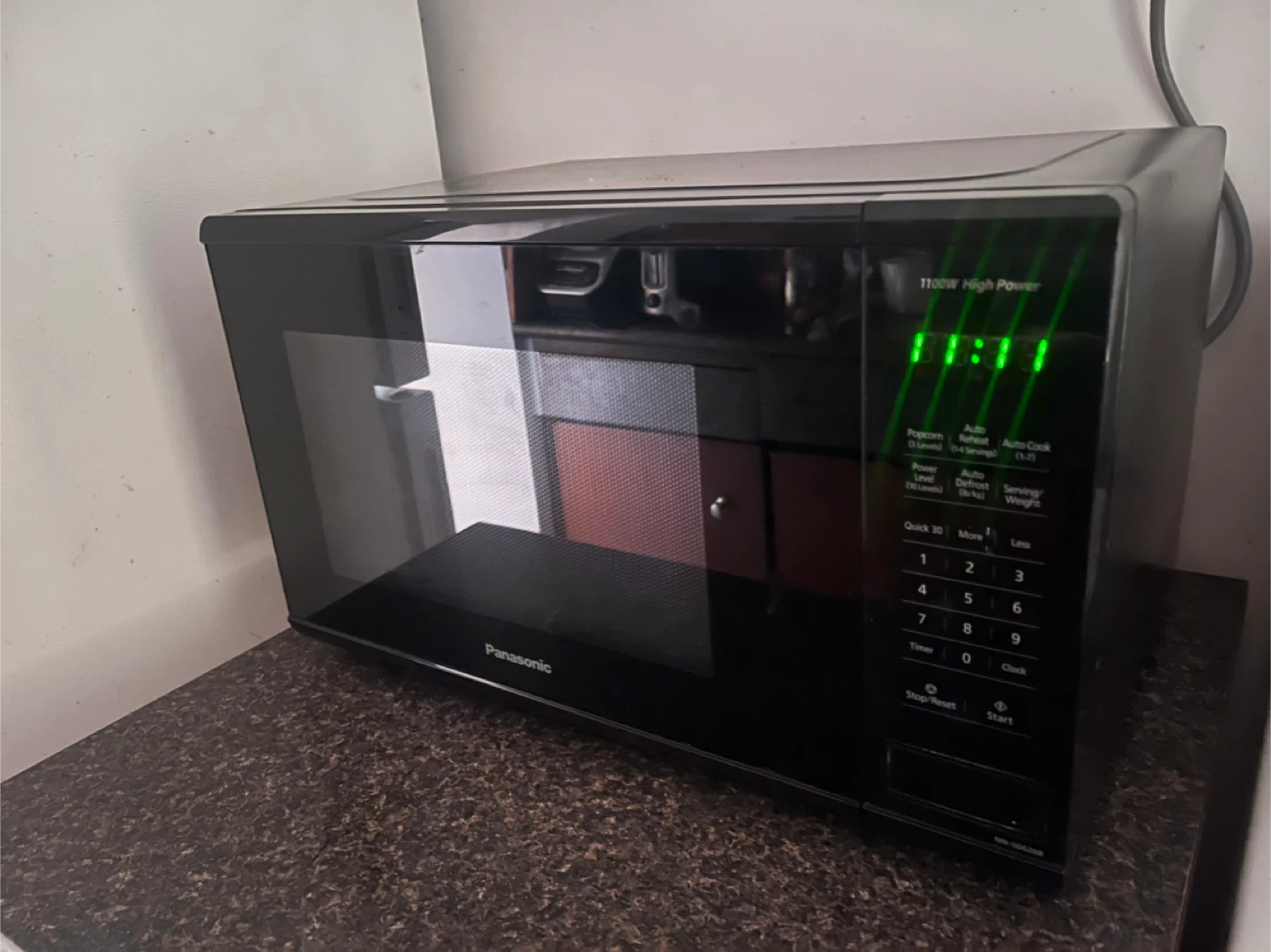 Panasonic 1100W High Power Microwave - photo 2
