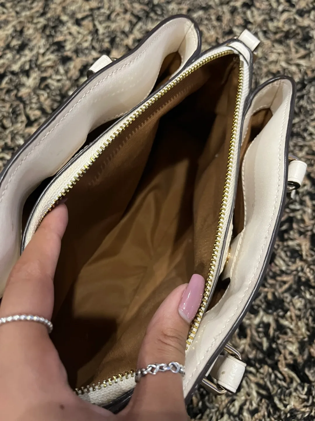 Coach Dome Satchel Signature Canvas Bag image indicator(6)