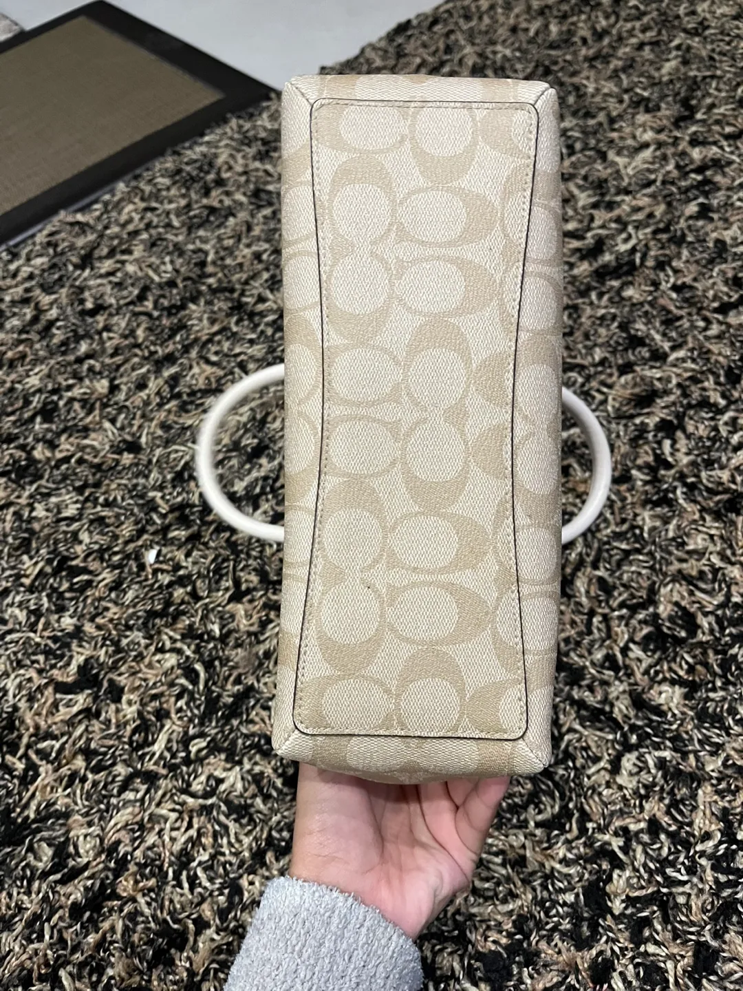 Coach Dome Satchel Signature Canvas Bag image indicator(4)