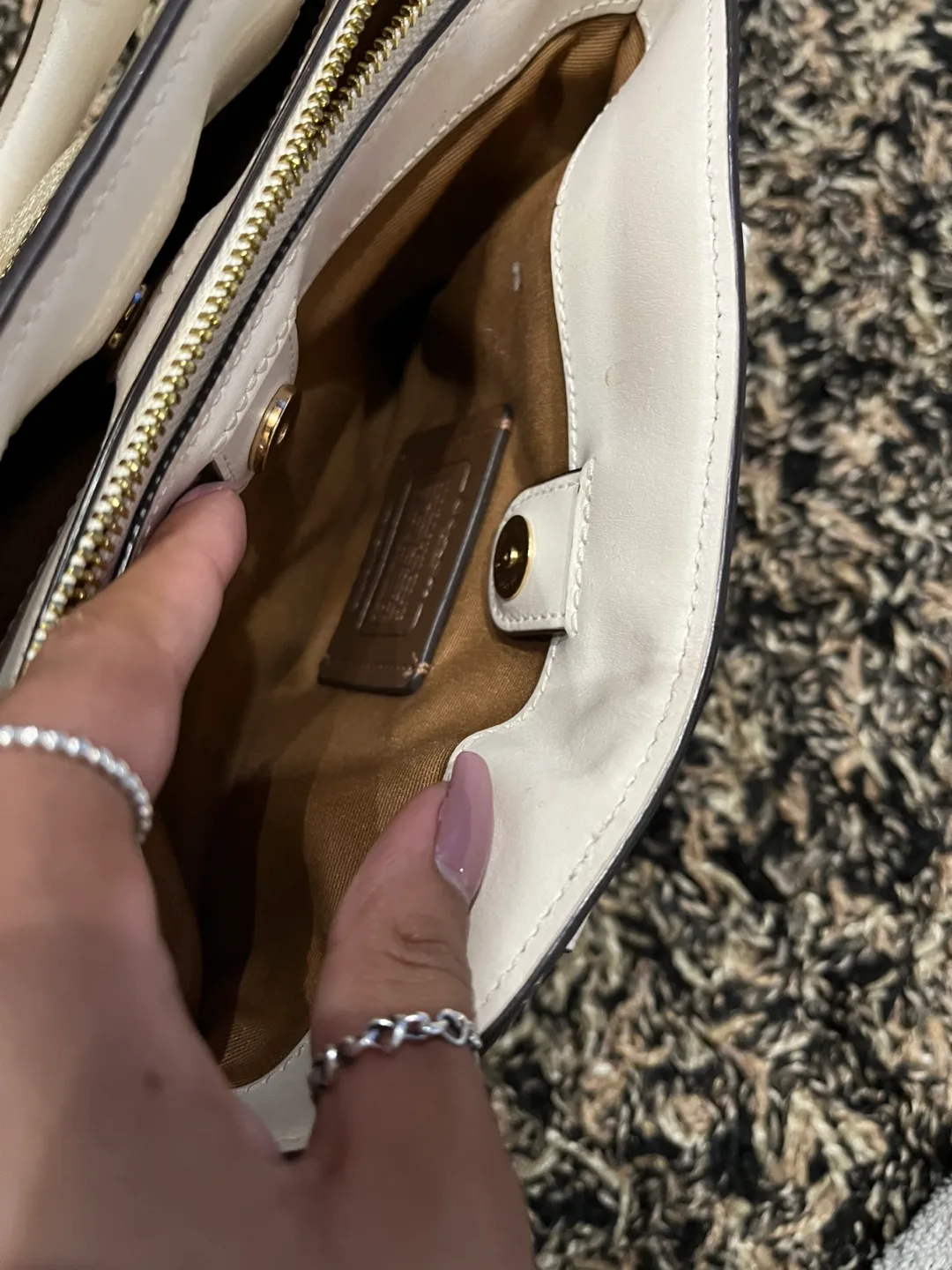 Coach Dome Satchel Signature Canvas Bag image indicator(7)