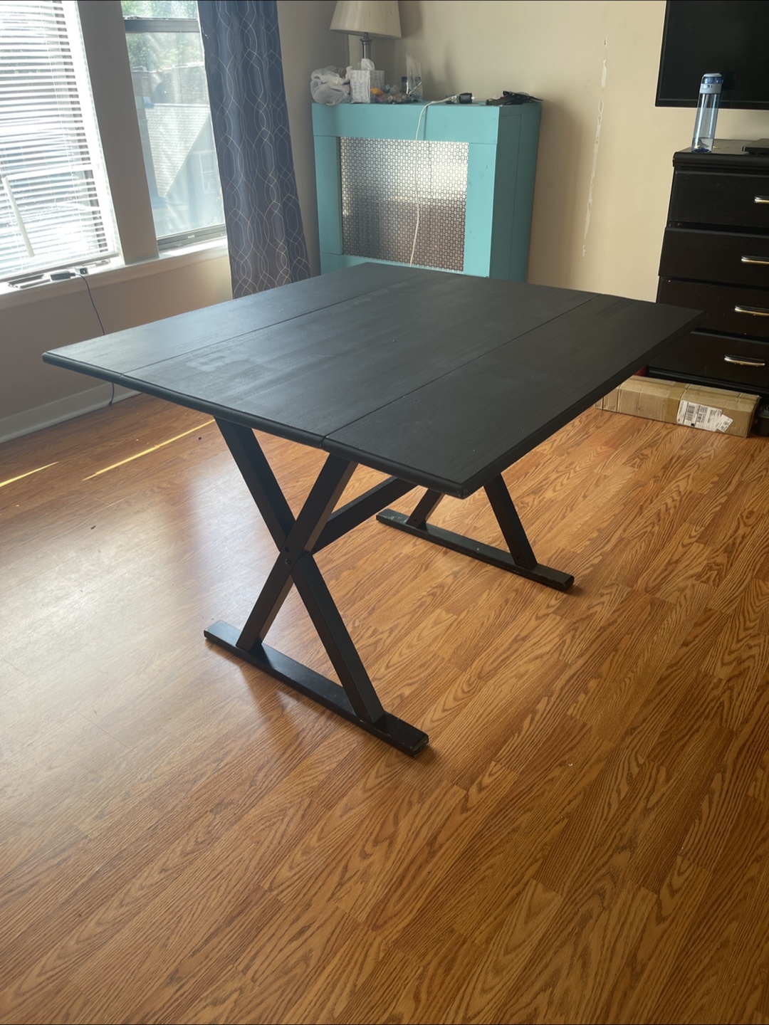Black Expandable Dining/Game Table