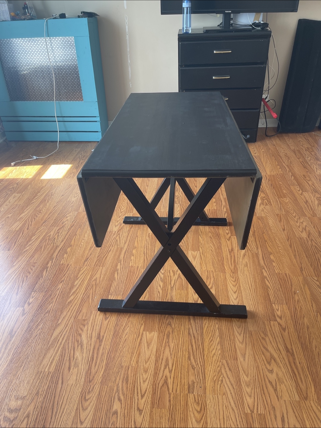 Black Expandable Dining/Game Table - photo 2