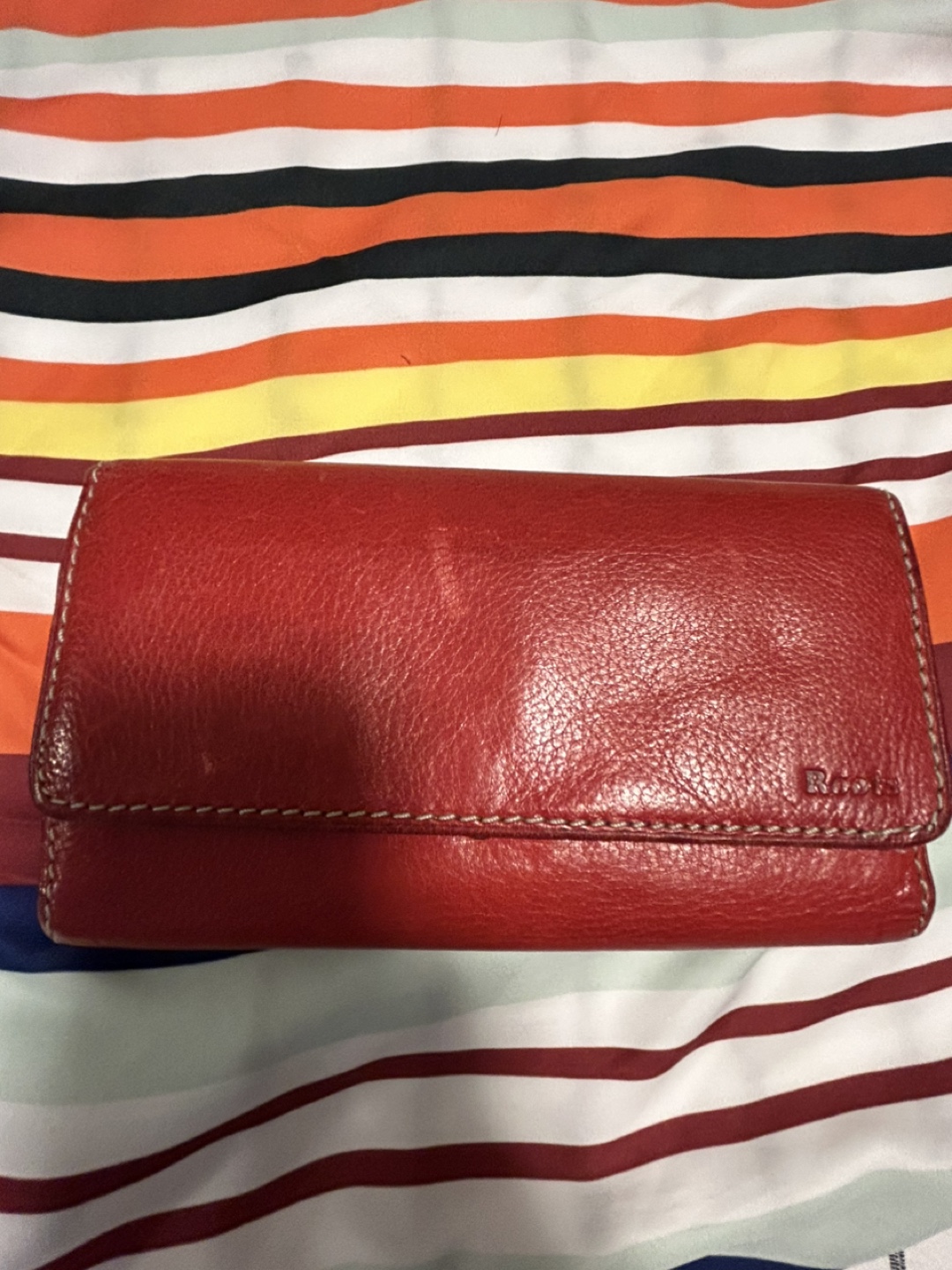 Roots Red Leather Wallet - photo 2