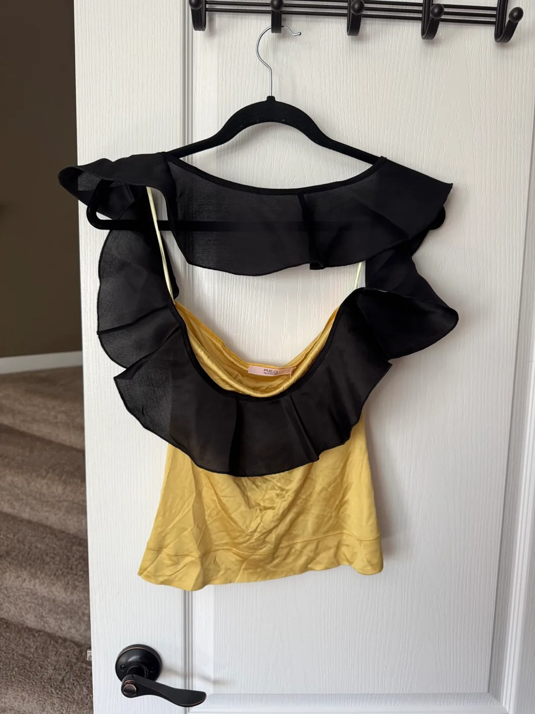 New RED Valentino Top - Yellow & Black size S thumbnail