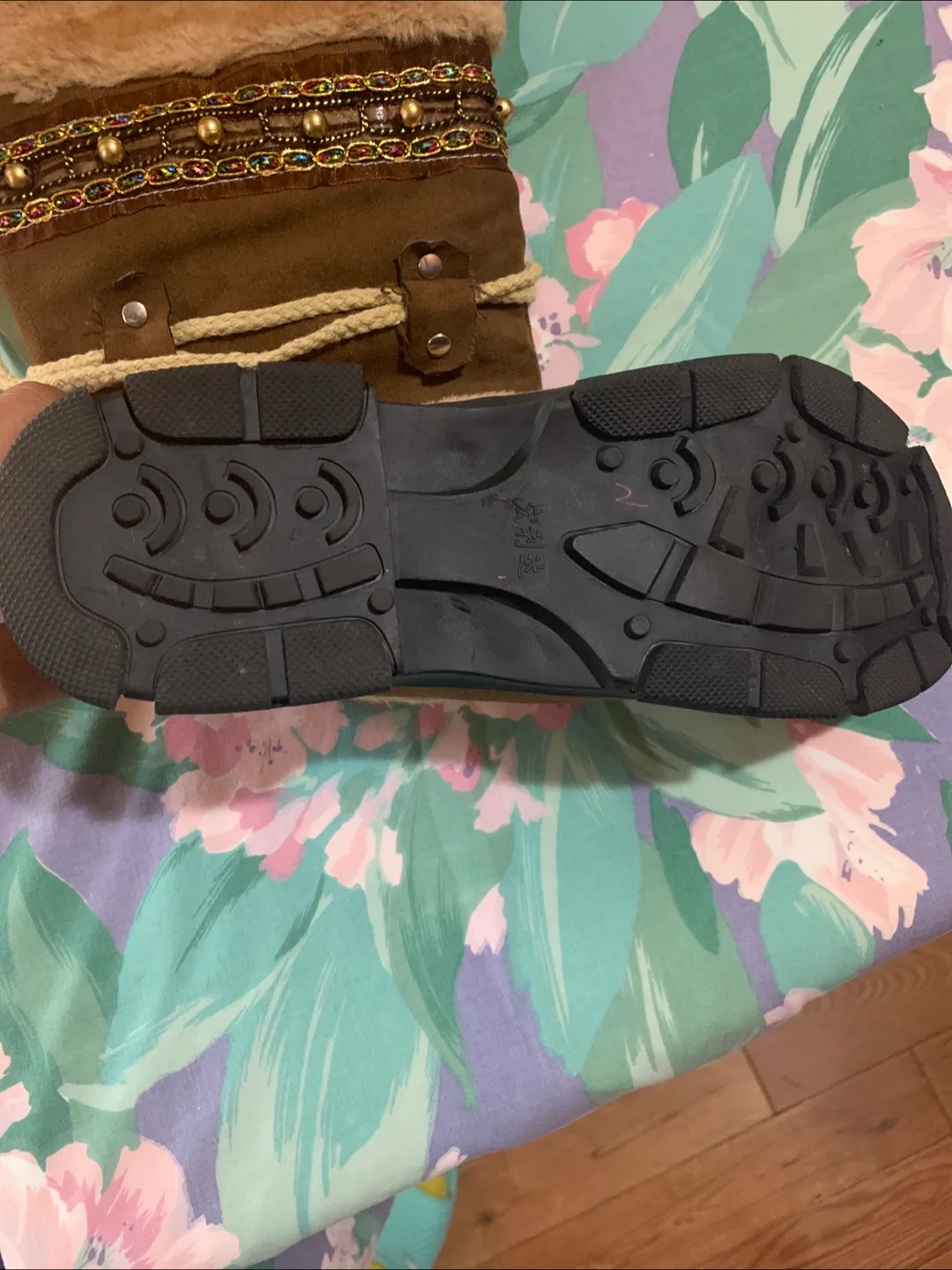 Brown Winter Boots with Faux Fur Trim image indicator(5)