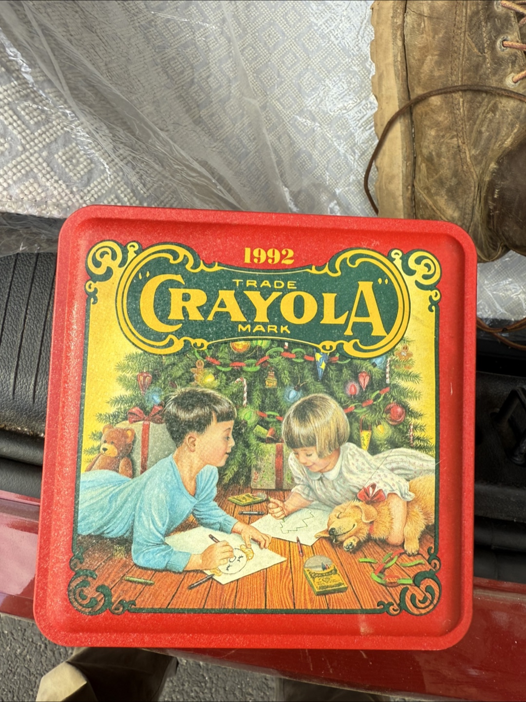 Vintage Crayola Crayons 64 Count with Sharpener