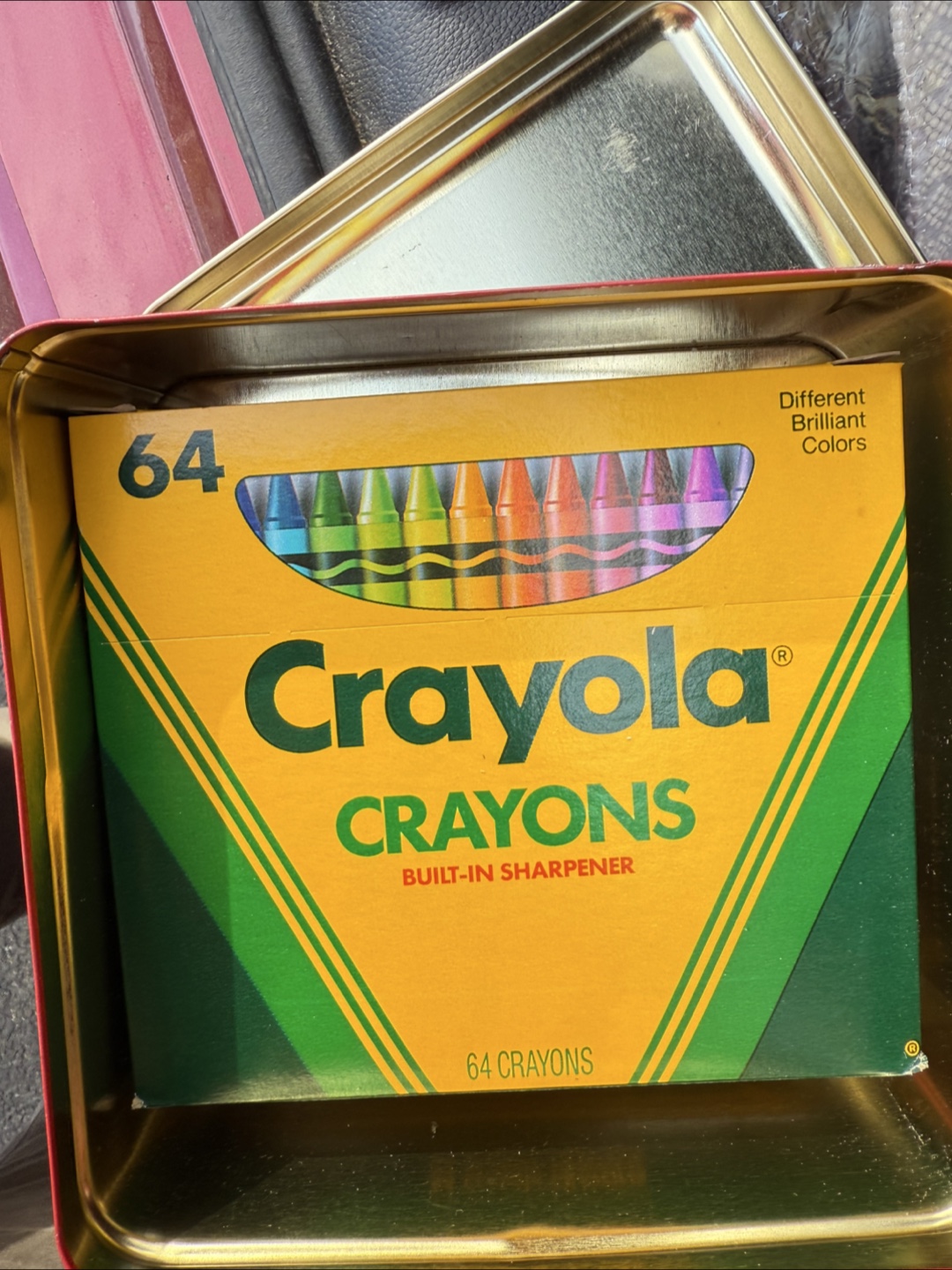 Vintage Crayola Crayons 64 Count with Sharpener - photo 3