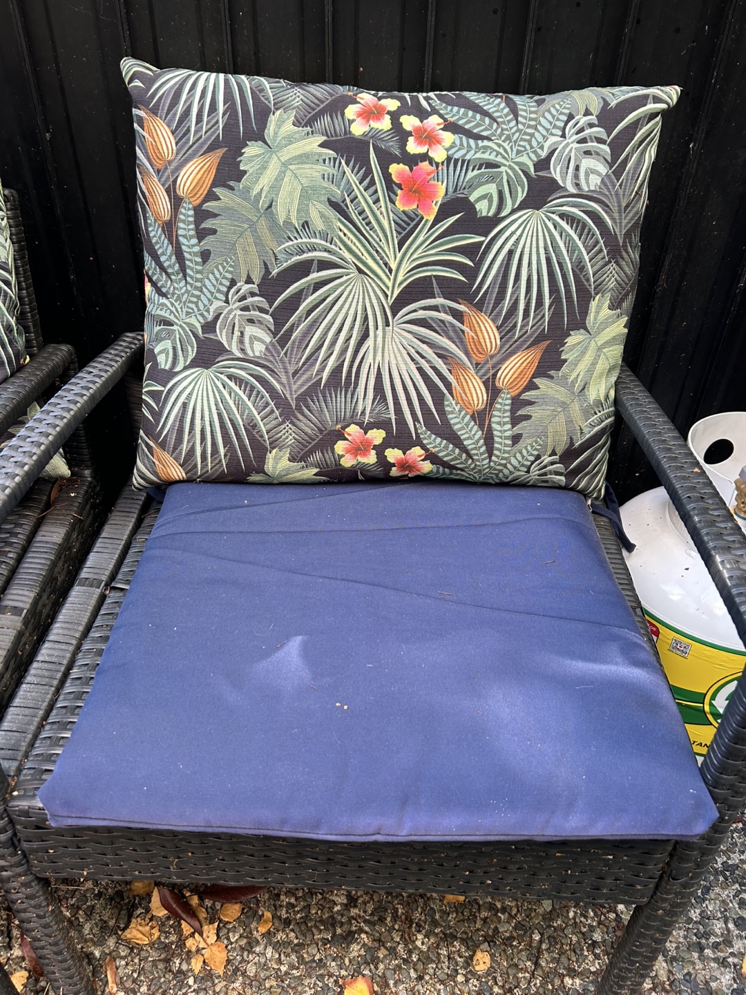 Outdoor Wicker Patio Set with Cushions - photo 3