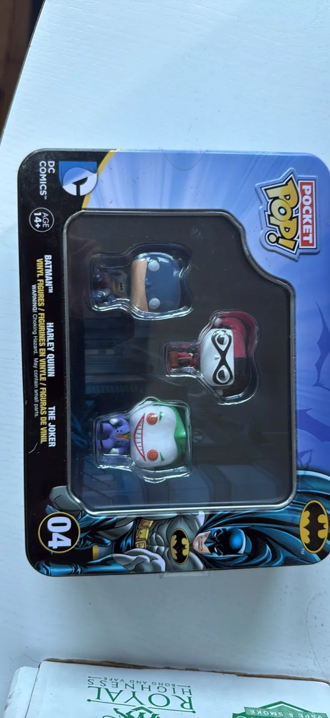 Funko Pocket POP! DC Comics Batman, Harley Quinn, Joker thumbnail