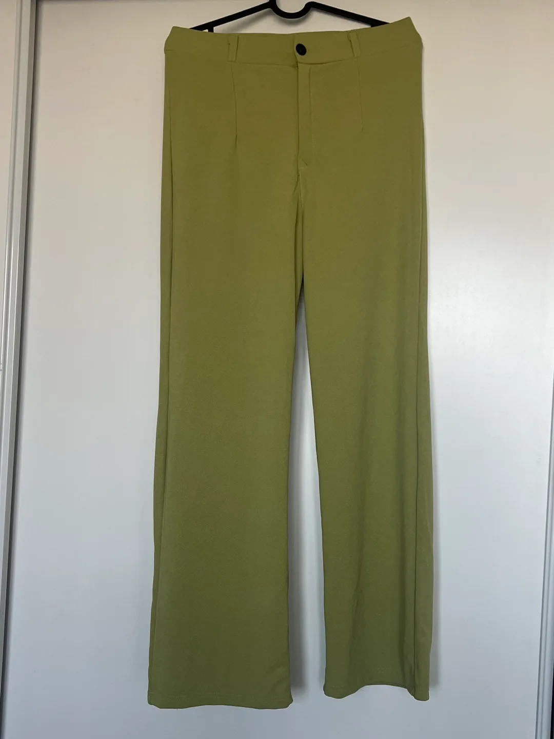 Olive Green Wide Leg Pants thumbnail