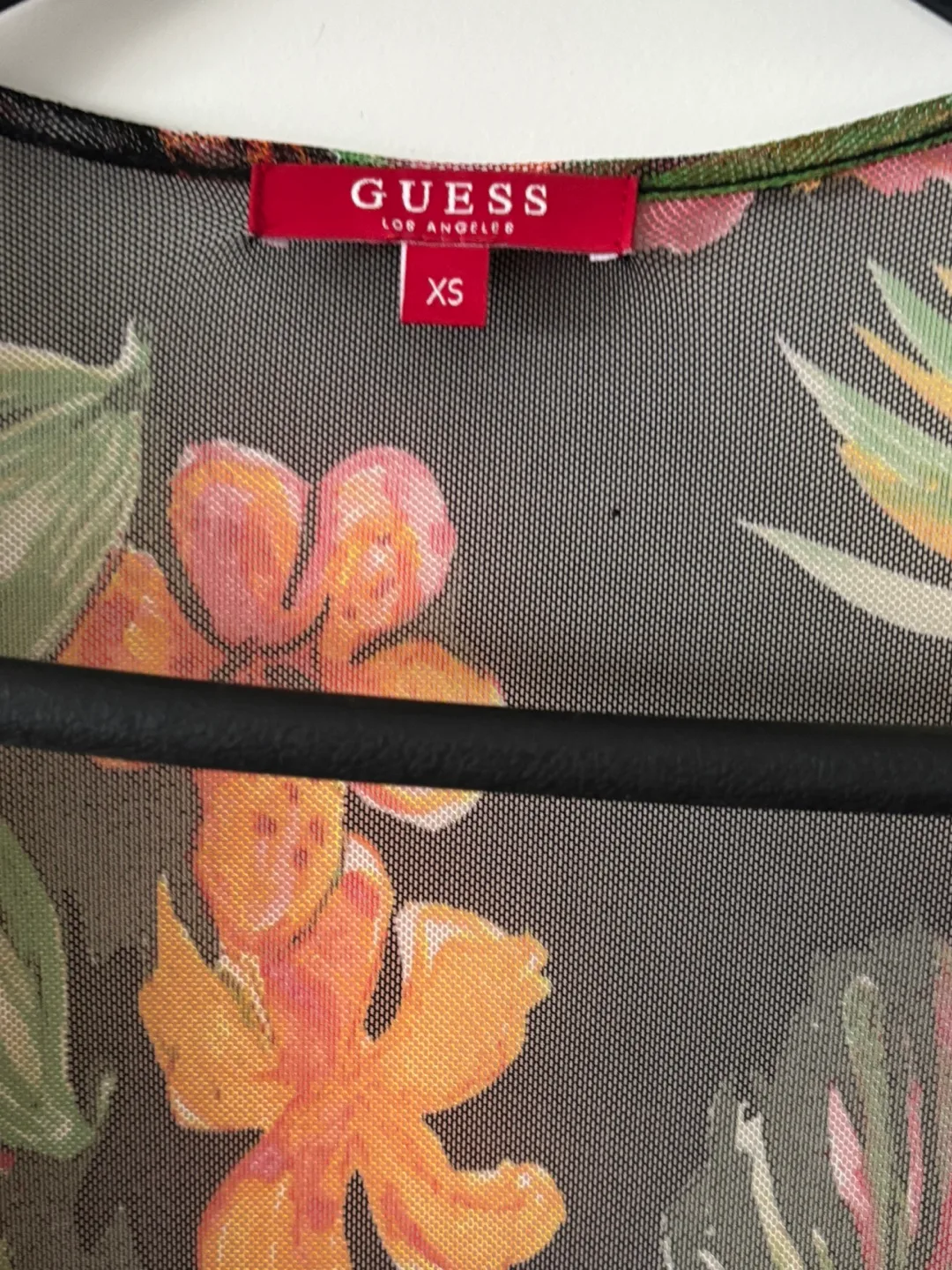 Guess Floral Mesh Cover-Up - Size XS image indicator(3)