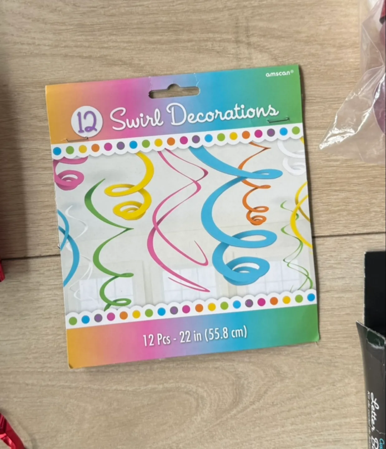 Amscan Swirl Decorations - 12 Pcs thumbnail