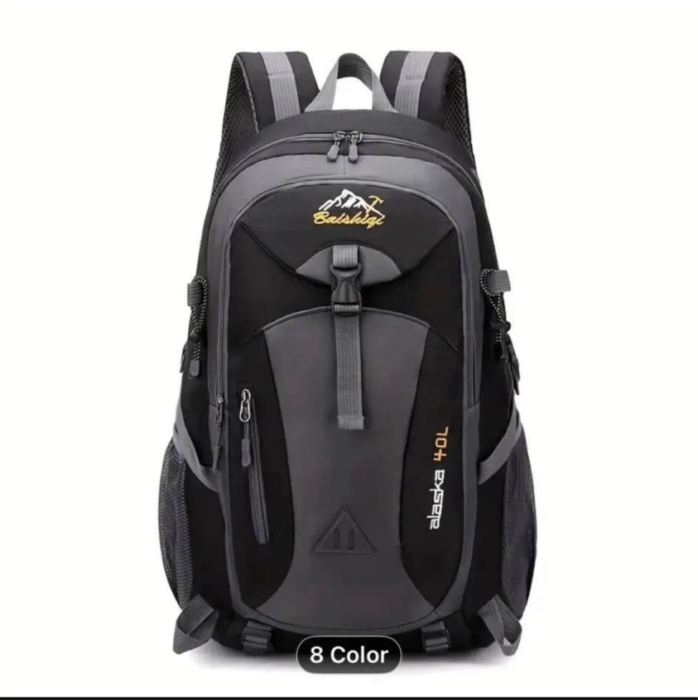 10.57gal Black Oxford Backpack for Hiking, Travel image indicator(2)