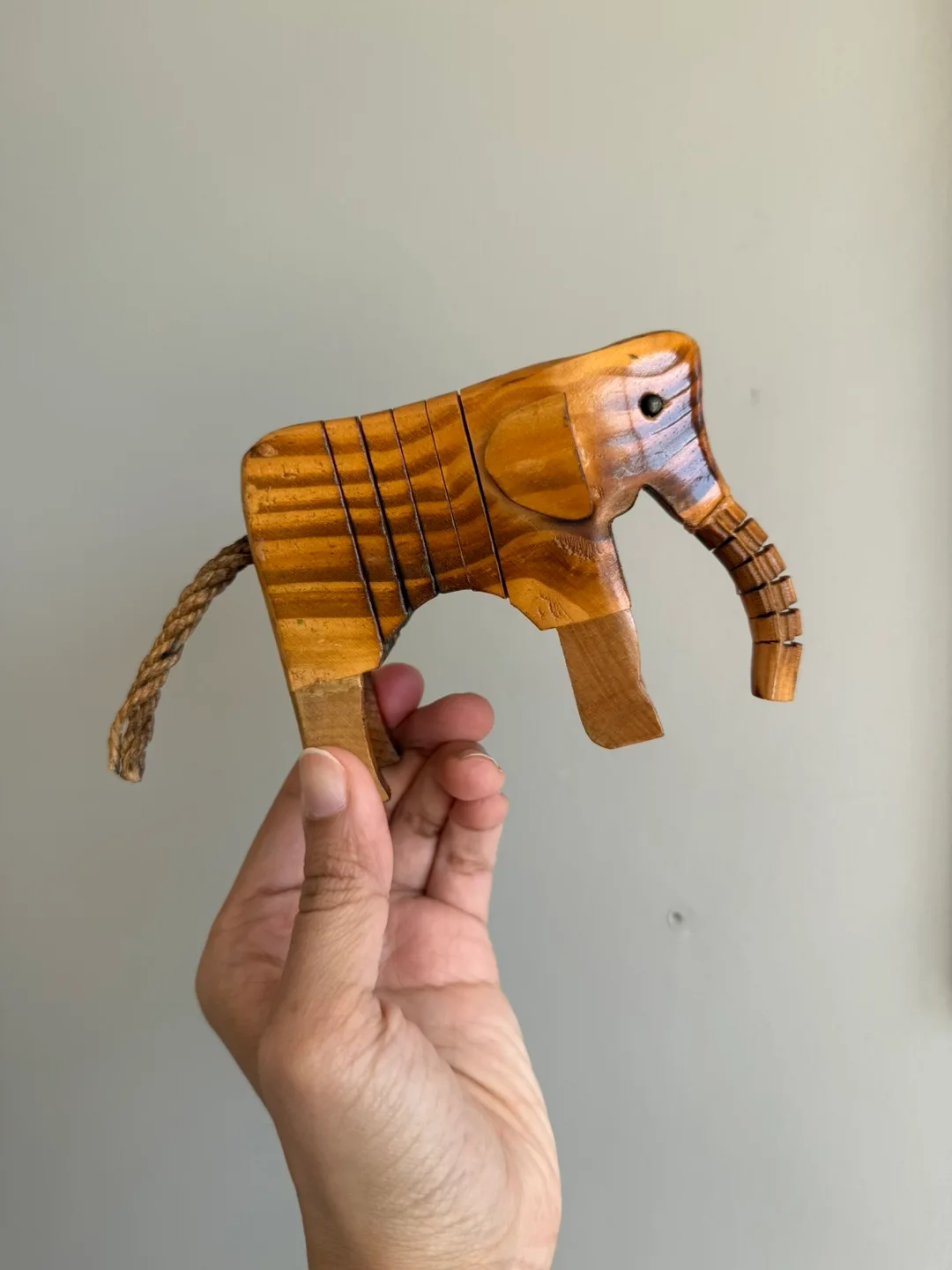 Wooden Elephant Toy thumbnail