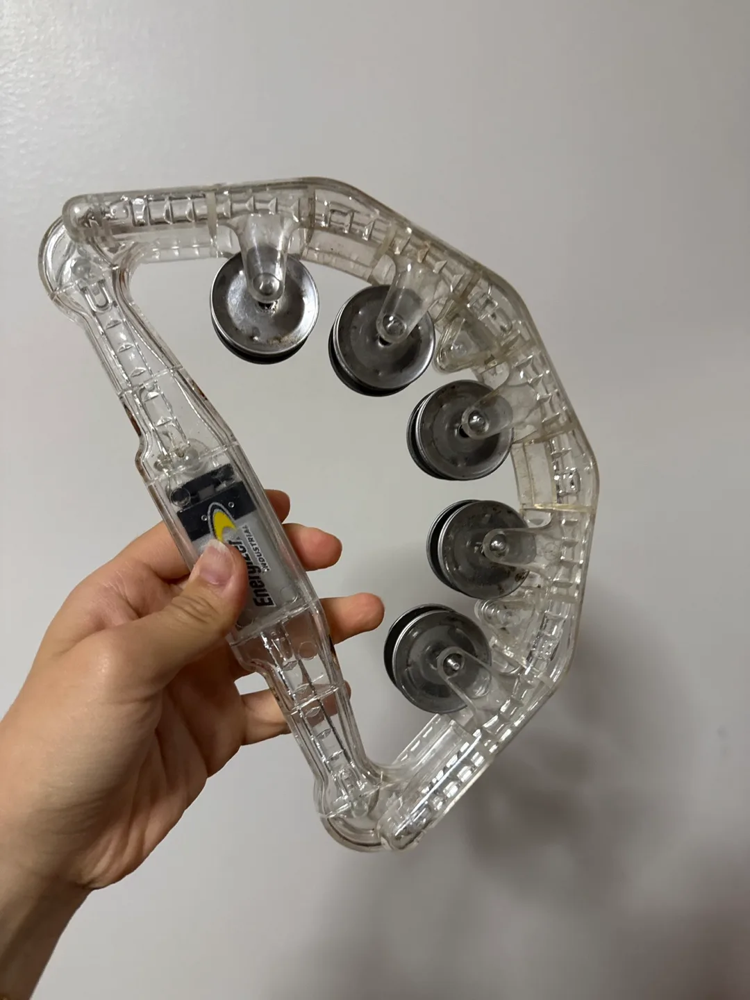 Clear Tambourine with Jingle Bells thumbnail