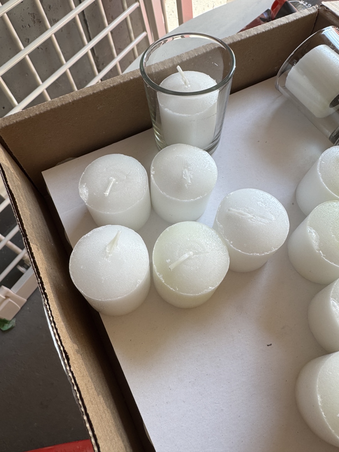 Tea Light Candles & Glass Holders - photo 2