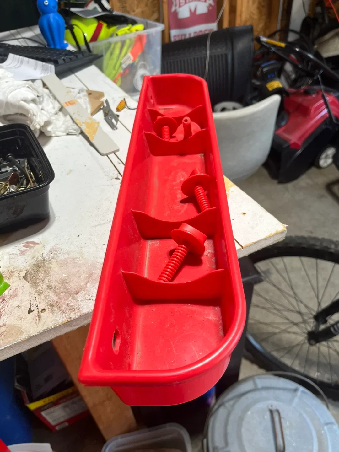 Red Little Tikes Toy Tool Caddy