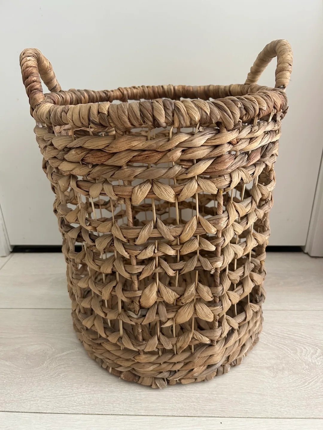 Woven Basket with Handles thumbnail